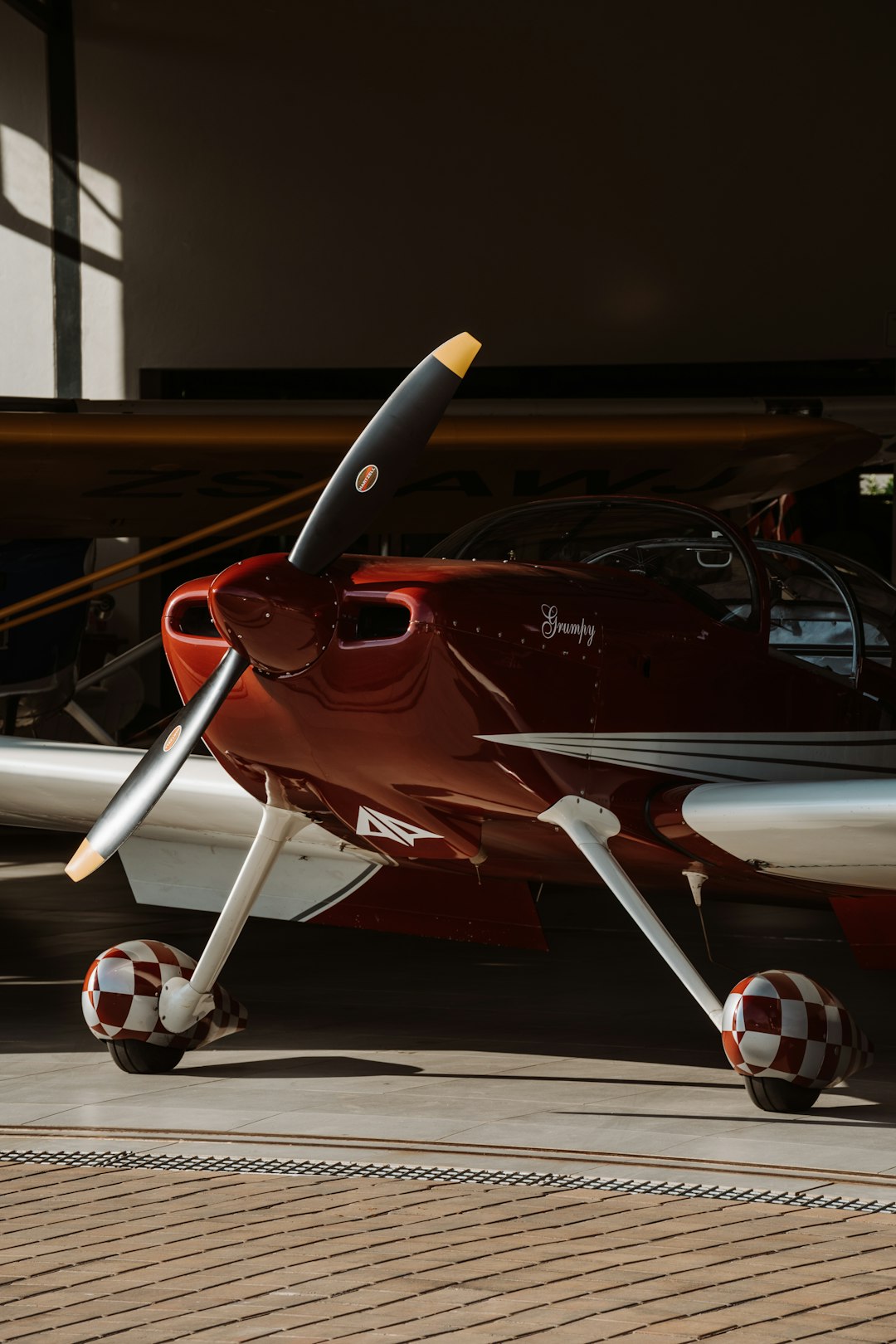 Beautifully polished RV7 Plane.